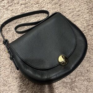 Final price - NWT Madewell Black Leather Dakota Shoulder Saddle Bag